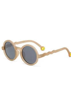 Clearance Lasten Aurinkolasit Kids 3-5v, Round Sand Beige Lasten Aurinkolasit