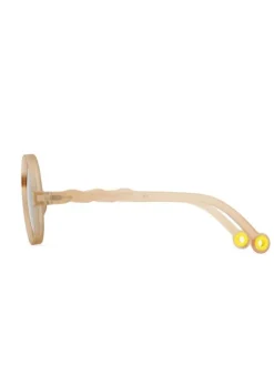 Clearance Lasten Aurinkolasit Kids 3-5v, Round Sand Beige Lasten Aurinkolasit
