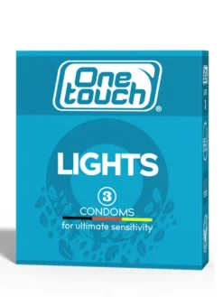 Online One Touch Lights ultraohuet kondomit 3 kpl Kondomit