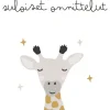 Onnittelukortti kirahvi - suloiset onnittelut Lahjapaketointi & Kortit