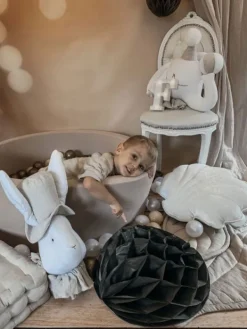 Sale Pehmeä pallomeri + pallot (valitse värit), beige Lasten Pallomeret