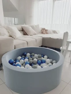 New Pehmeä pallomeri + pallot (valitse värit), dusty blue Lasten Pallomeret