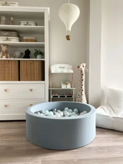 New Pehmeä pallomeri + pallot (valitse värit), dusty blue Lasten Pallomeret