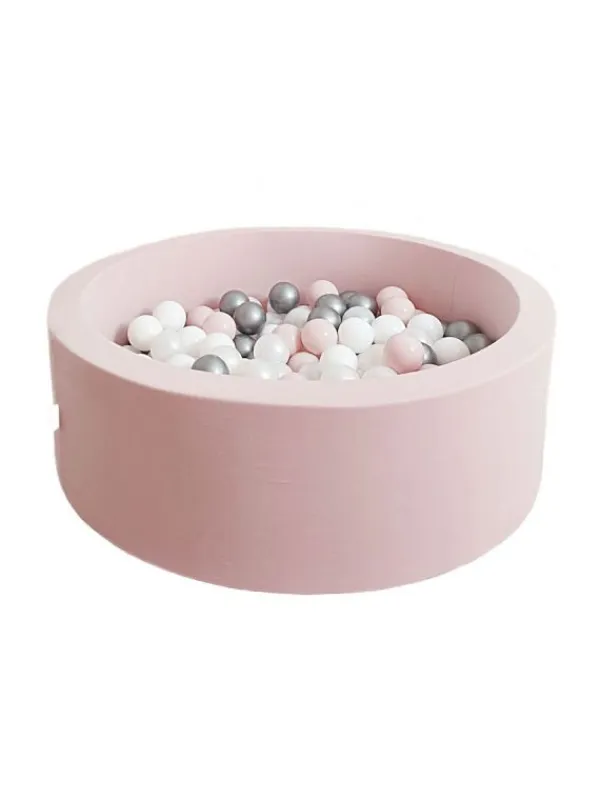 Hot Pehmeä pallomeri + pallot (valitse värit), powder rose Lasten Pallomeret