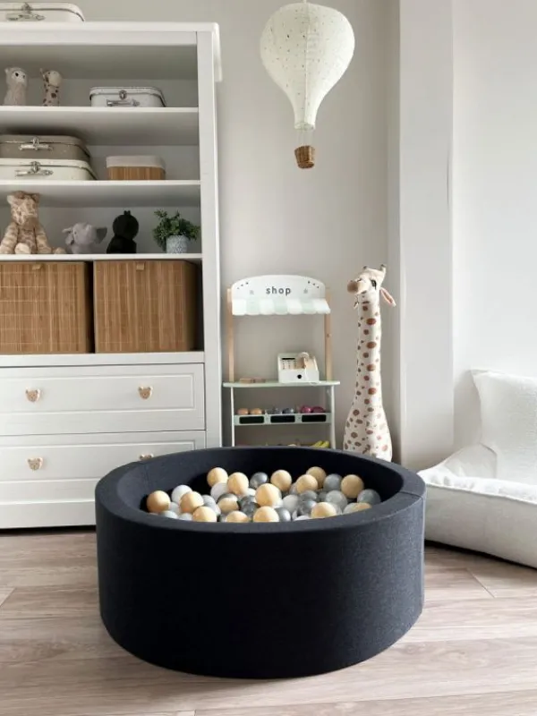 Discount Pehmeä pallomeri + pallot (valitse värit), graphite Lasten Pallomeret