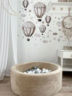 Sale Pehmeä pallomeri + pallot (valitse värit), Teddy Beige Lasten Pallomeret