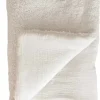 New Pehmeä teddy peitto 100×75 cm, white Vuodevaatteet Ja Viltit