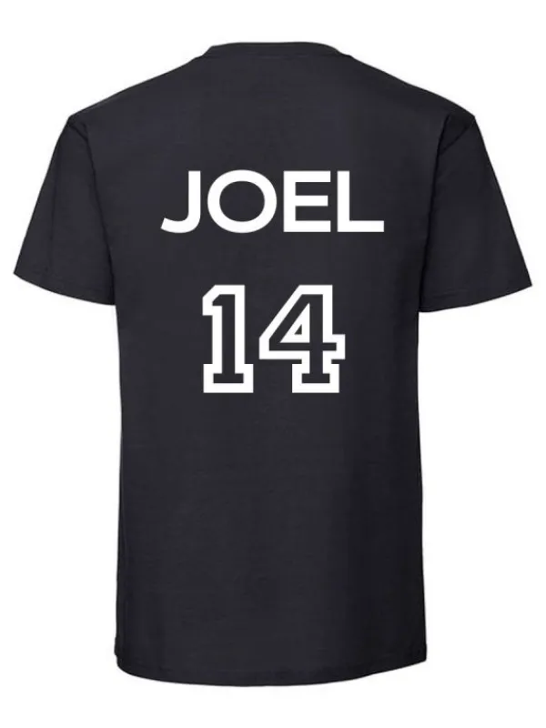 Online Pelipaita vanhemmalle omalla tekstillä, S-5XL musta Oma Teksti -Tuotteet