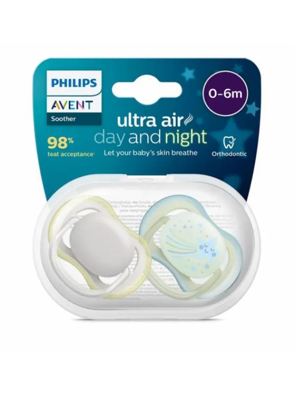 Hot - Ultra Air tutti 0-6kk, Päivä ja Yö Tutit Vauvalle