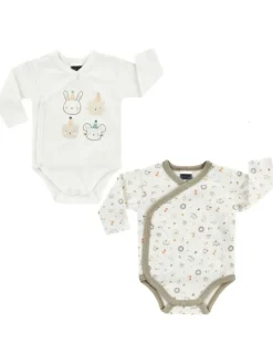 Best Pitkähihainen kietaisubody 2-pack, pupu | BOLEY Sisävaatteet
