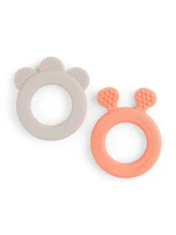 Hot Purulelu 2-pack Deer friends Sand/Coral | Helistimet Ja Purulelut|Ensilelut Ja Unirievut