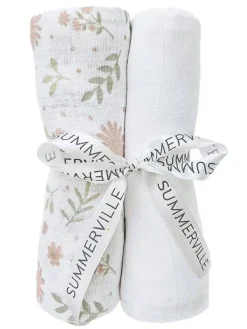 Online Puuvillainen harsoliina 2kpl 70x70 cm – Blossom Puuvillaharsot