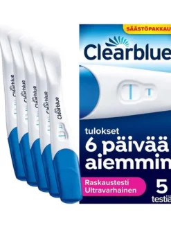Clearance Raskaustestit Clearblue 6 Days Early Detection - 5 kpl Clearblue-Testit|Raskaustestit