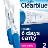 Outlet Raskaustestit Clearblue 6 Days Early Detection - 2 kpl Clearblue-Testit|Raskaustestit