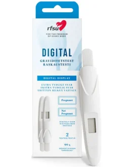 Discount Digital Raskaustesti 1kpl – raskaustesti selkeällä tuloksella Rfsu-Tuotteet|Raskaustestit