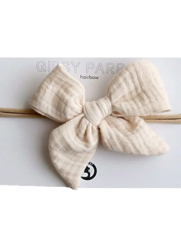 Online Rusettipanta Muslin collection, vanilla Vauvan Kastepuku