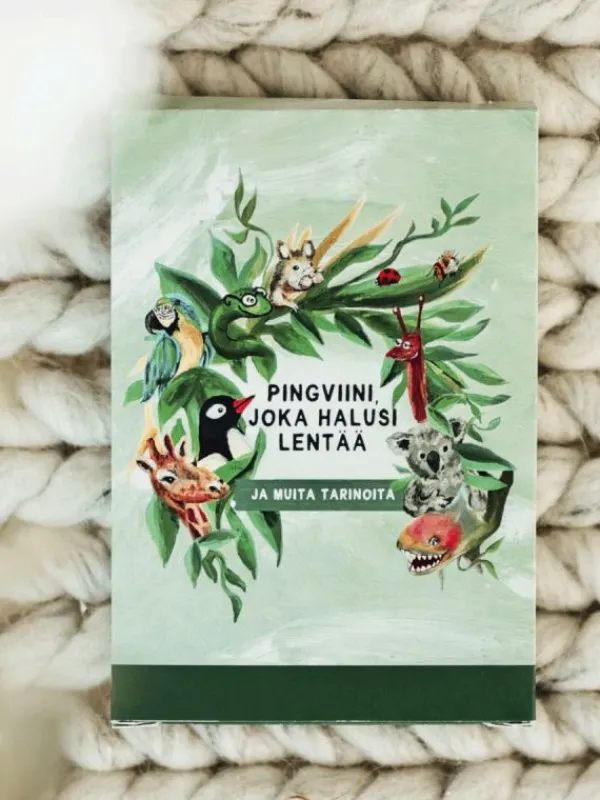 Sale Satukortit - Pingviini, joka halusi lentää Vauvakirjat Ja Kortit