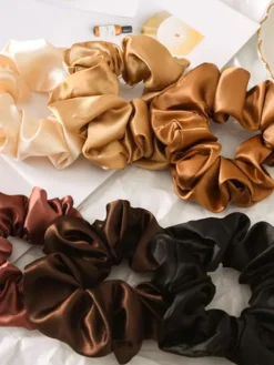 New Scrunchie satiinihiusdonitsi Äidin Hemmottelu
