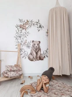 New Seinätarra 140cm, Circle Forest Animals 1 Seinätarra Setit