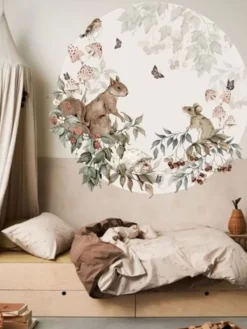 Seinätarra 140cm, Circle Tiny Forest Seinätarra Setit
