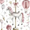 New Seinätarra Setti 140x140cm, Circus Seinätarra Setit