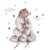 Sale Seinätarra Setti 100x100cm, Dreamers Bear Seinätarra Setit