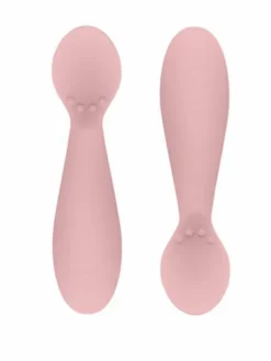 Hot Silikoniset Tiny Spoon ensilusikat Twin-Pack, blush | Ruokailuhetkiin