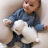 Sale Snoogy vauvan lämpötyyny koliikkiin, bunny milky Unipesät Ja Unituet