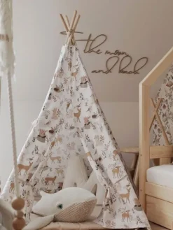Discount Tiipii teltta lapsille ja matolla, Forest Friends Toiminnalliset Lelut|Verhokatokset