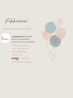 Vaippakakku tulevalle äidille, Dusty Pink Baby Shower -Lahjat