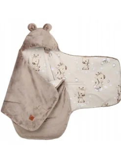 Outlet Vauvan turvakaukalon lämpöpussi – Beige velvet and giraffes Lämpöpussit
