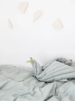 Best Vauvojen Dreamy pussilakanasetti, Foggy blue Vuodevaatteet Ja Viltit