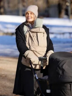 Best Carrier Cover – Kantorepun lämmin tuulisuoja vauvalle, Dark Sand Kantoliinat Ja Kantoreput|Lämpöpussit