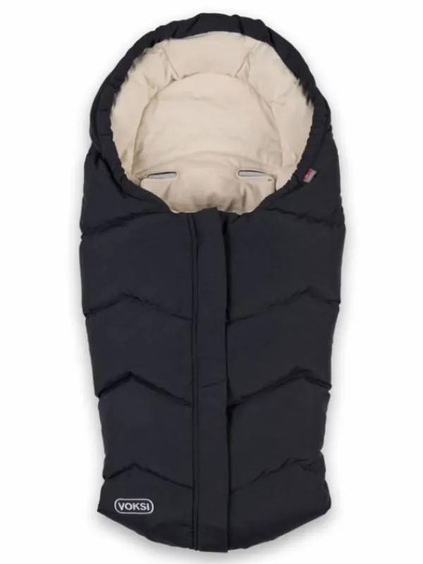 Clearance - Move vauvan untuvalämpöpussi, edessä vetoketju, black Lämpöpussit