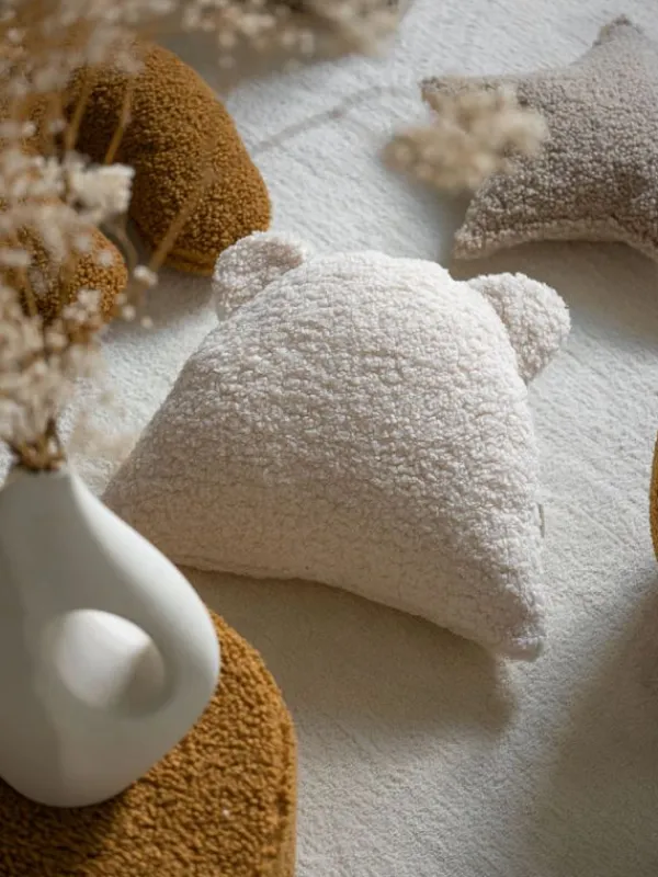 Hot - Nalletyyny Teddy Cream White Sisustustyynyt
