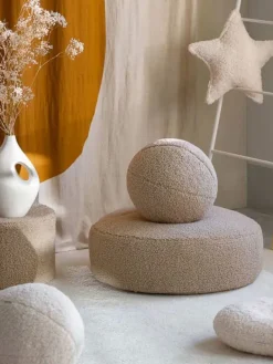 Best - Rahi Ottoman Teddy Biscuit Säkkituolit Ja Rahit