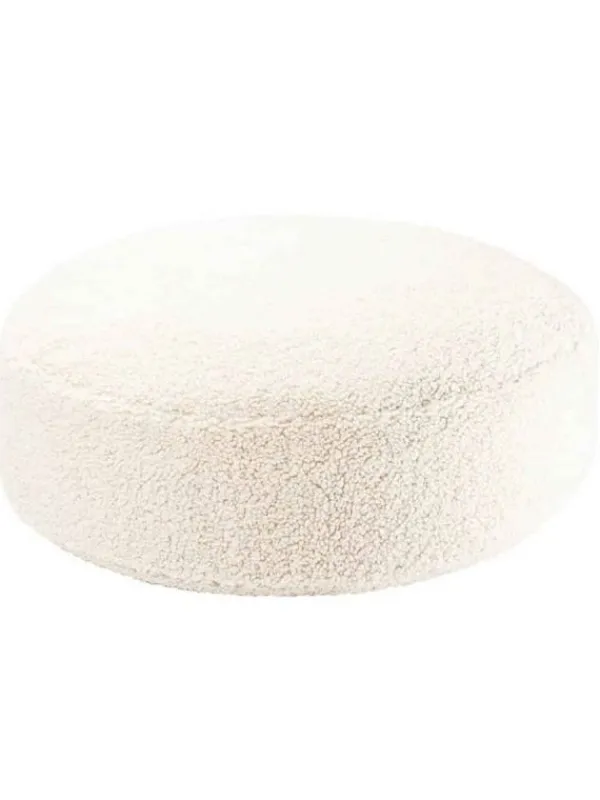 Hot - Rahi Ottoman Teddy Cream White Säkkituolit Ja Rahit