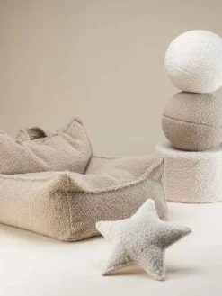 Discount - Tähtityyny Teddy Cream White Sisustustyynyt