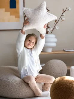 Discount - Tähtityyny Teddy Cream White Sisustustyynyt